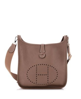 Pre-Owned Hermes Pm Evelyne Bag Gen Iii Clemence