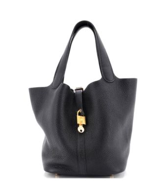 Pre-Owned Hermes Mm Picotin Lock Bag Clemence