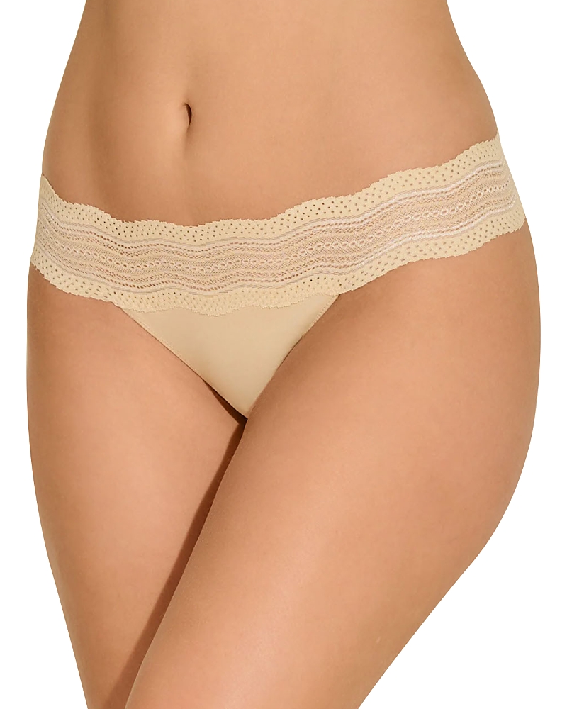 Cosabella Dolce Lace Thong In Blush