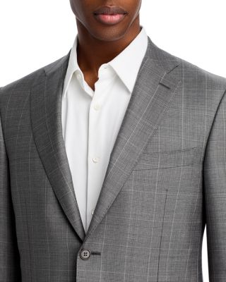 Canali Siena Sharkskin Tonal Windowpane Classic Fit Suit