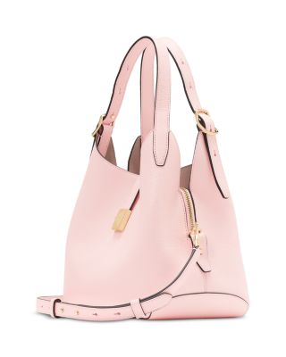 Deco Pebbled Leather Small Crossbody Tote