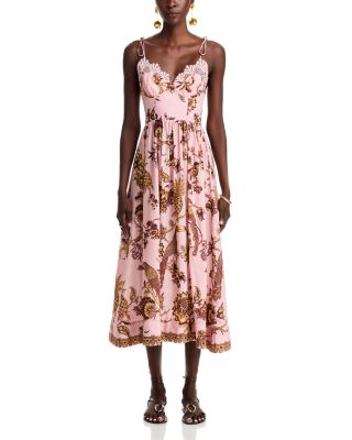 Tropical Landing Midi Dress