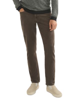 Slim Straight Corduroy Pants