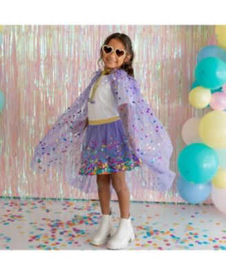 Girls' Confetti Cape - Little and Big Kid