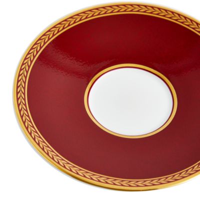 Renaissance Red Espresso Cup and Saucer