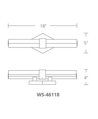  Regal 18in 3000K LED Bath Vanity & Wall Light