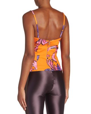 Printed Sleeveless Top