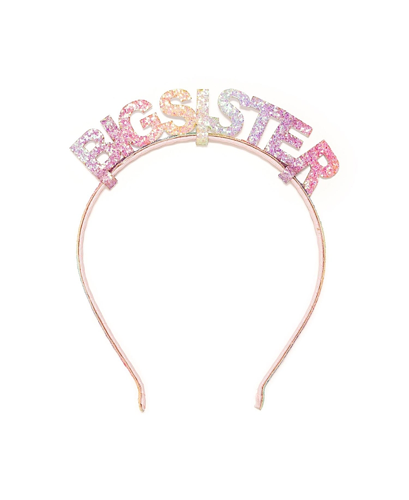 Shop Sweet Wink Girls' Pastel Rainbow Big Sister Headband - Little Kid, Big Kid