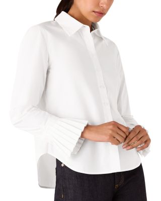 Marcy Pleated Cuff Shirt  