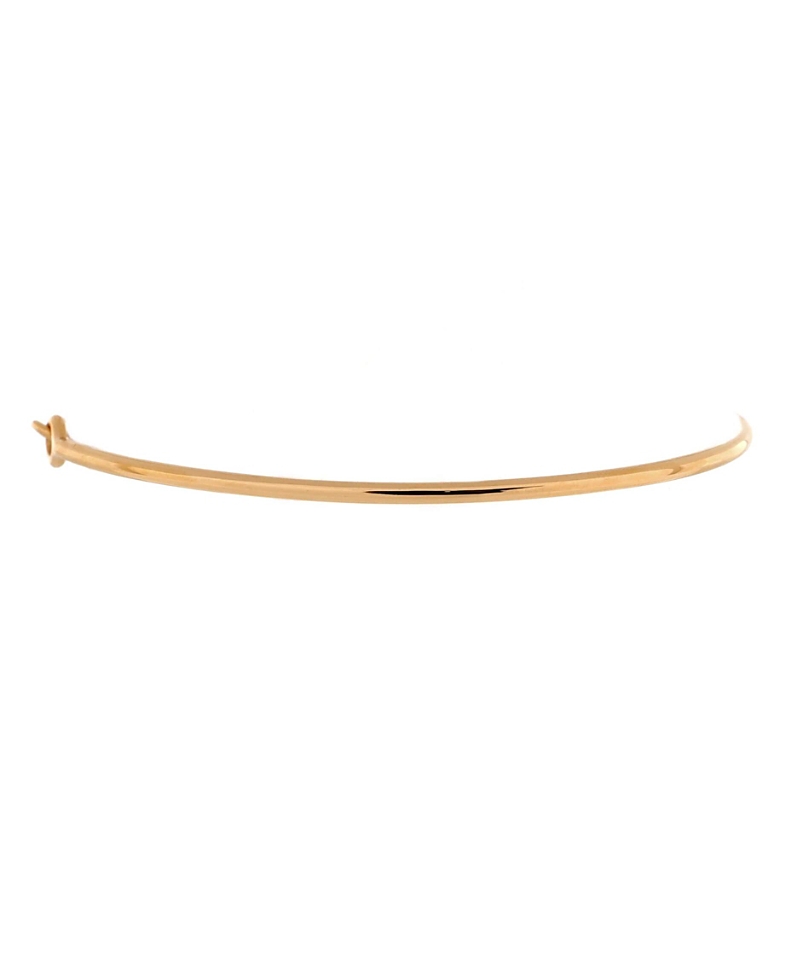 PRE-OWNED HERMES PRE-OWNED HERMES FILET D'OR CUFF BRACELET 18K ROSE GOLD