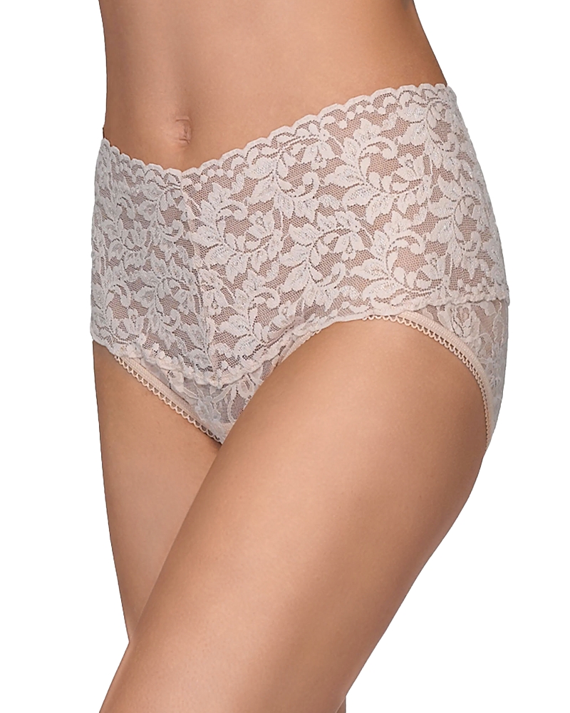 Hanky Panky Signature Lace Retro V-kini Briefs In Chai
