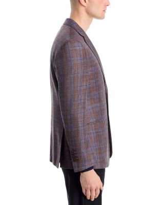 G Line Regular Fit Two Tone Plaid Jacket