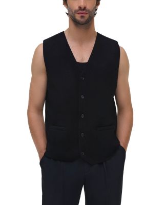 SIMKHAI - Rhys Regular Fit Wool Vest