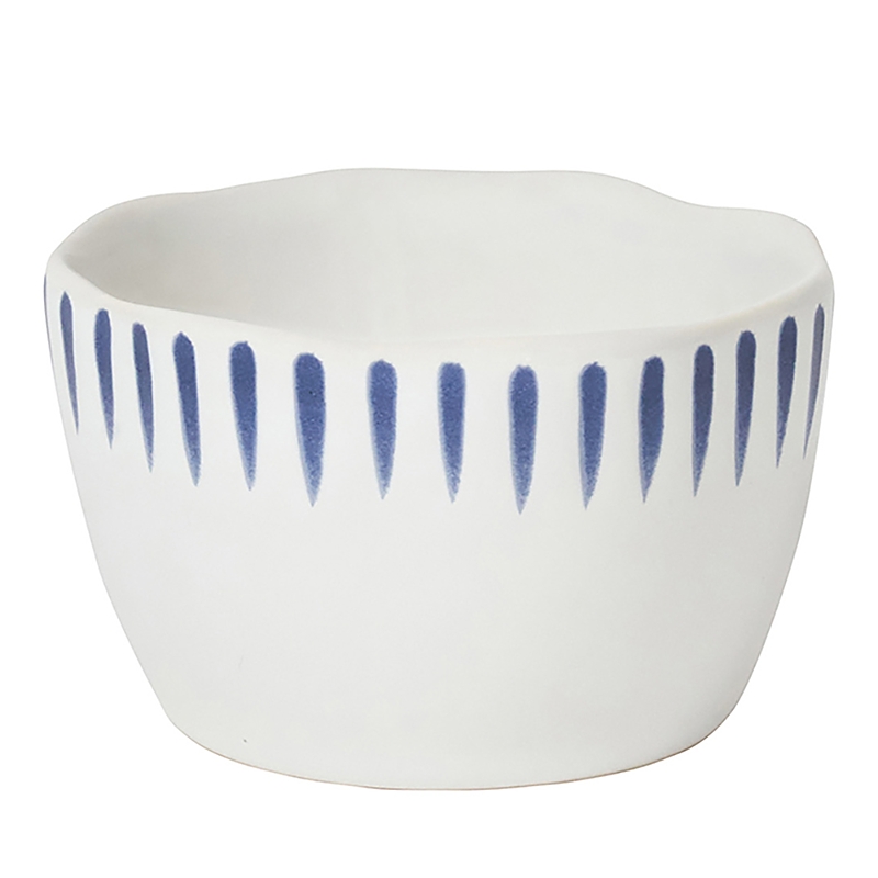 Juliska Sitio Stripe Ramekin, Delft Blue In Delft Blue