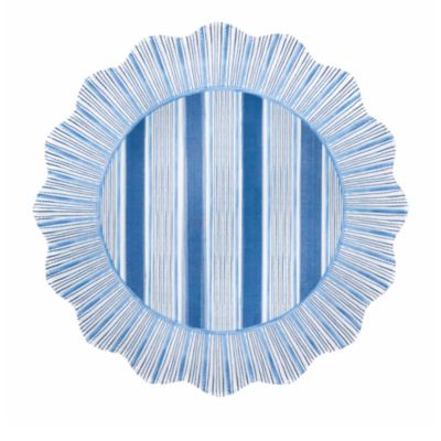 Cabana Stripe Melamine Dinner Plate, Set of 4