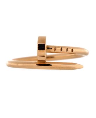 Pre-Owned Cartier Small Juste un Clou Ring 18K Rose Gold