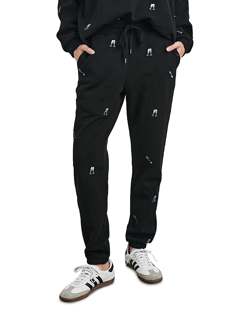 Rails Kingston Champagne Embroidery Cotton Joggers
