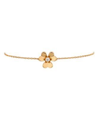 Pre-Owned Van Cleef & Arpels - Mini Frivole Bracelet 18K Gold with Diamond