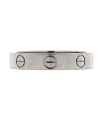 Pre-Owned Cartier Love Wedding Band Ring 18K White Gold