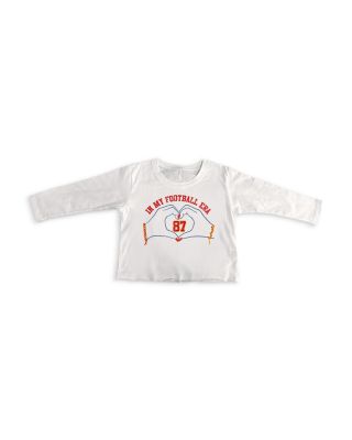 Prince Peter - Girls' Football Era Long Sleeved Cropped Graphic Tee - Big Kid