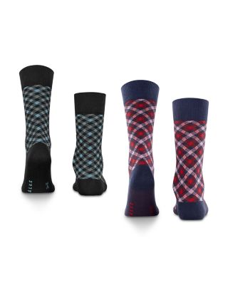 Smart Check Socks, Pack of 2