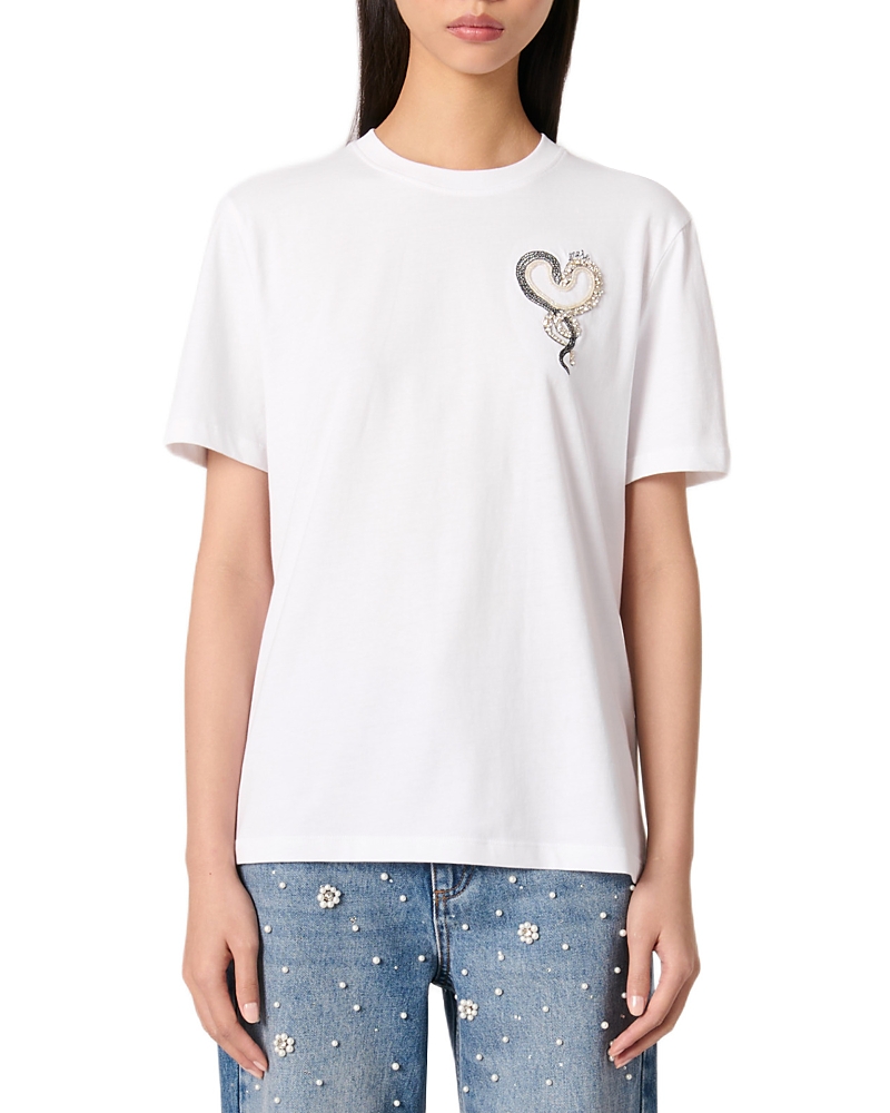 Maje Embroidered Tee