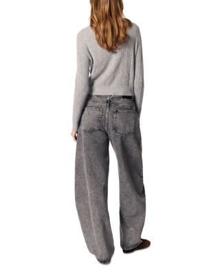 Cardigan with Jewelry Collar