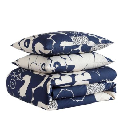 Unikko Kollaasi 3 Piece Duvet Cover Set, Full Queen