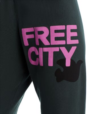 Cotton Logo Sweatpants in Grey Tent