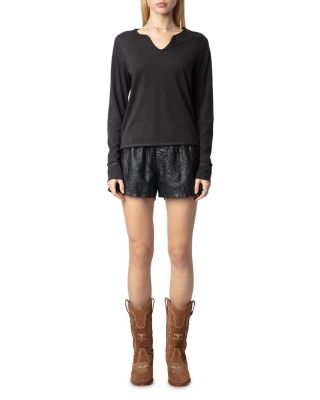 Tunisian Long Sleeve Tee