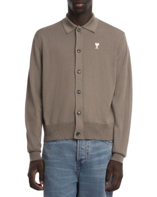 AMI - Wool Polo Cardigan