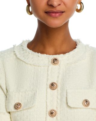 Tweed Short Sleeve Mini Dress - Exclusive