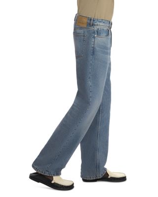 Large Fit Jeans in Blue Denim