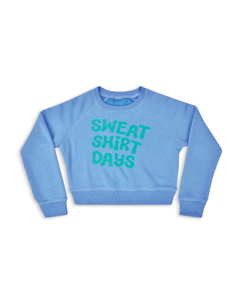 Shop Iscream Girls' Sweat Shirt Days Basic Crewneck Sweatshirt - Big Kid In Multi