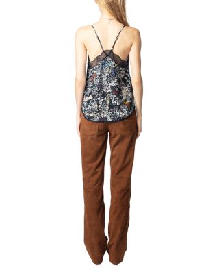 ZADIG & VOLTAIRE テヒ クラフィック フリント スカフ Zadig & Voltaire Christy Soft Butterfly Graphic Top