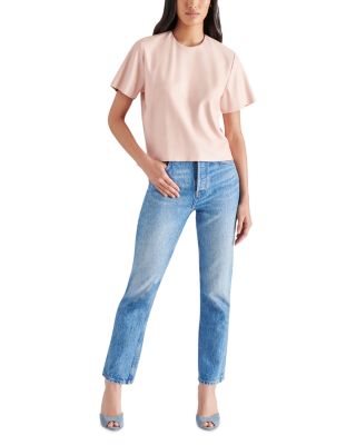 Ezra Faux Leather Top