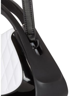  Women's Two-Tone Quilted Small Jolie Madame Bag