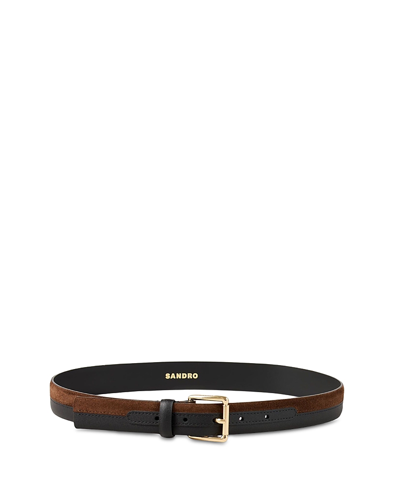 Sandro Women's Two Tone Leather Belt