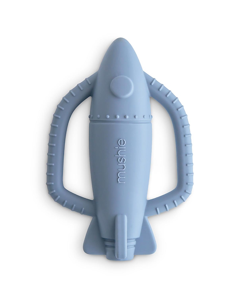 Mushie Rocket Rattle Teether