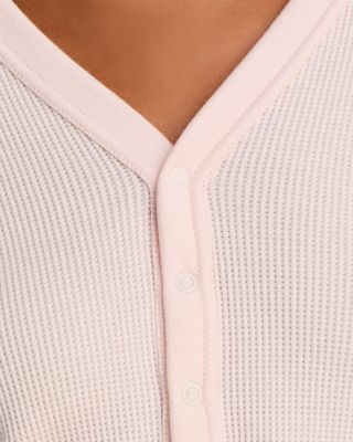 Cropped Waffle Cardigan