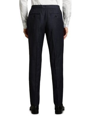 Slim Fit Hatch Textured Mixer Dress Pants