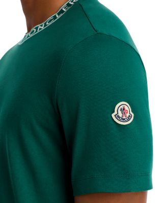 Cotton Embroidered Logo Graphic Tee 