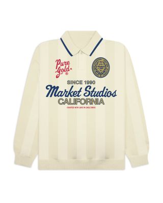 Men's Logo Graphic Polo Sweater