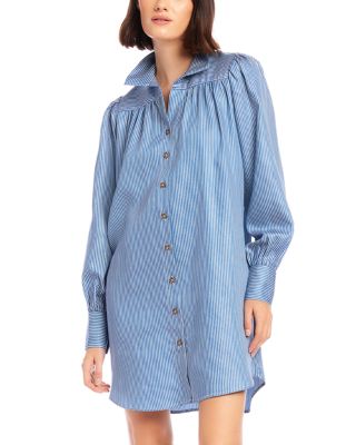 Fifteen Twenty - Natalia Long Sleeve Shirt Dress