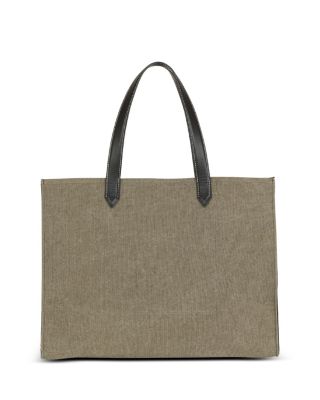  Women's B-Army 42 Canvas Tote Bag with Leather Details