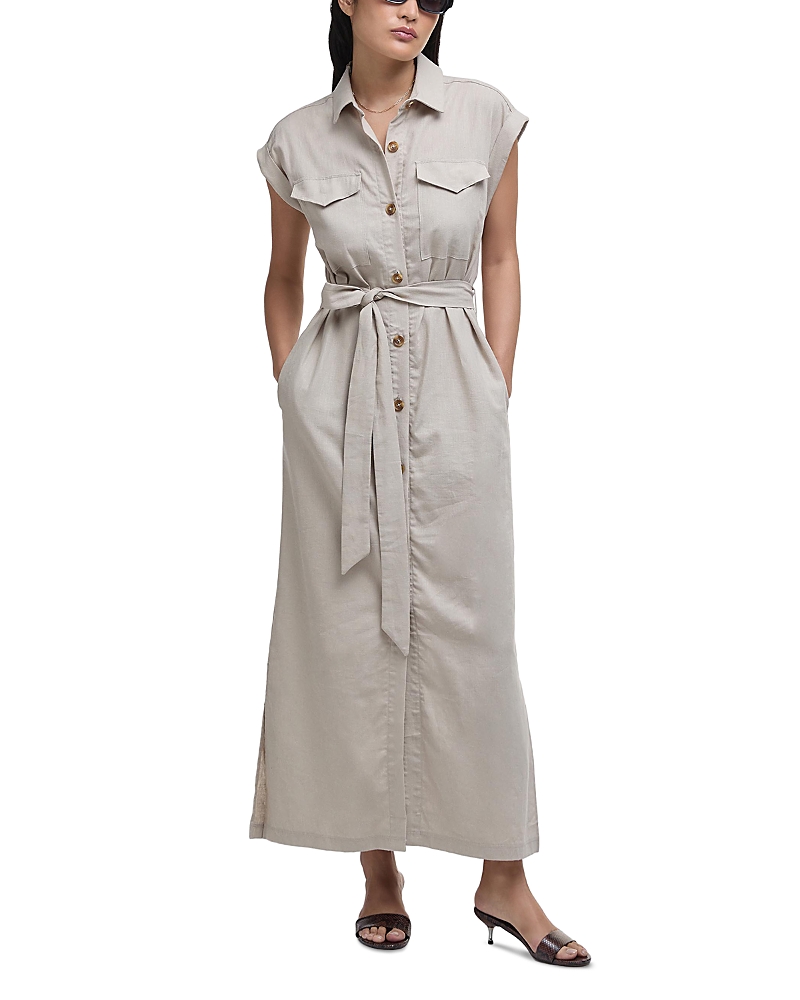 BARBOUR BIRDIE MAXI SHIRT DRESS