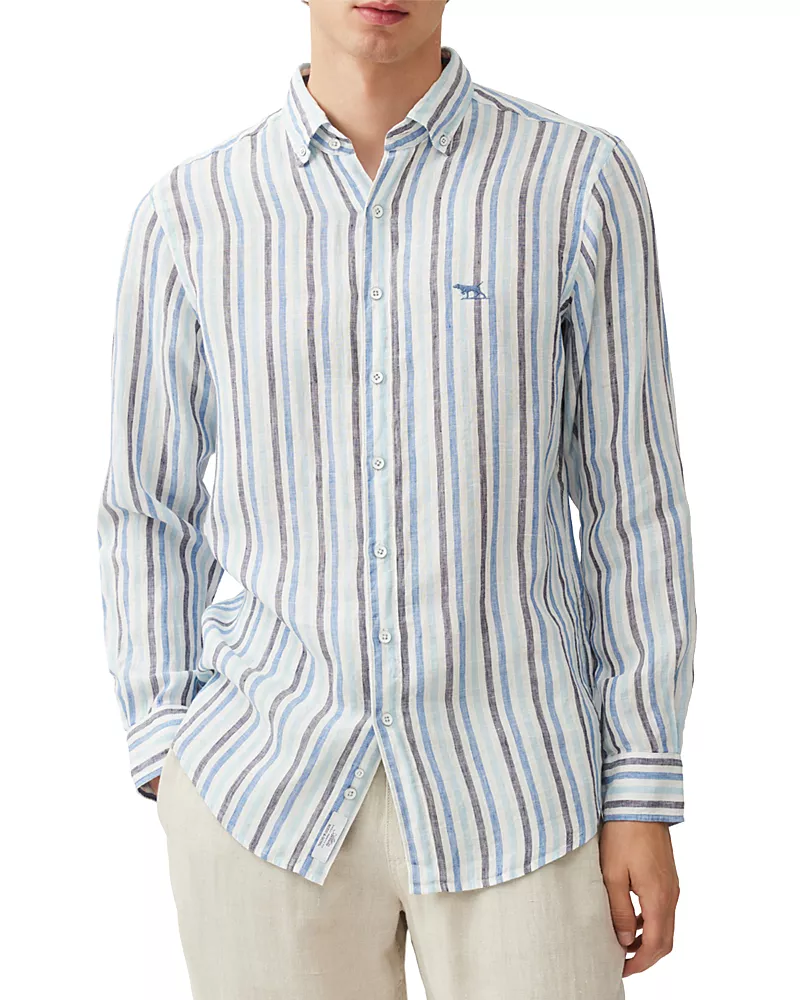 Rodd & Gunn Gimmerburn Slim Fit Linen Shirt