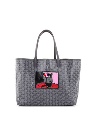 Pre-Owned Goyard - PM Saint Louis Tote Printed Coated Canvas