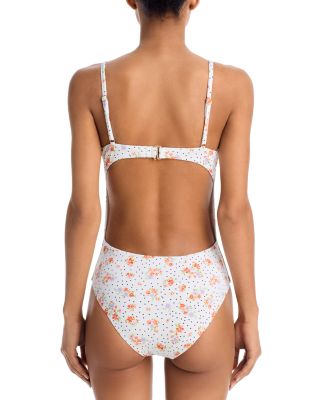 Smocked Underwire One Piece Swimsuit - Exclusive