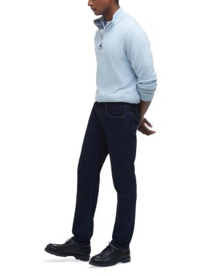 Cotton Half Zip Knitted Jumper